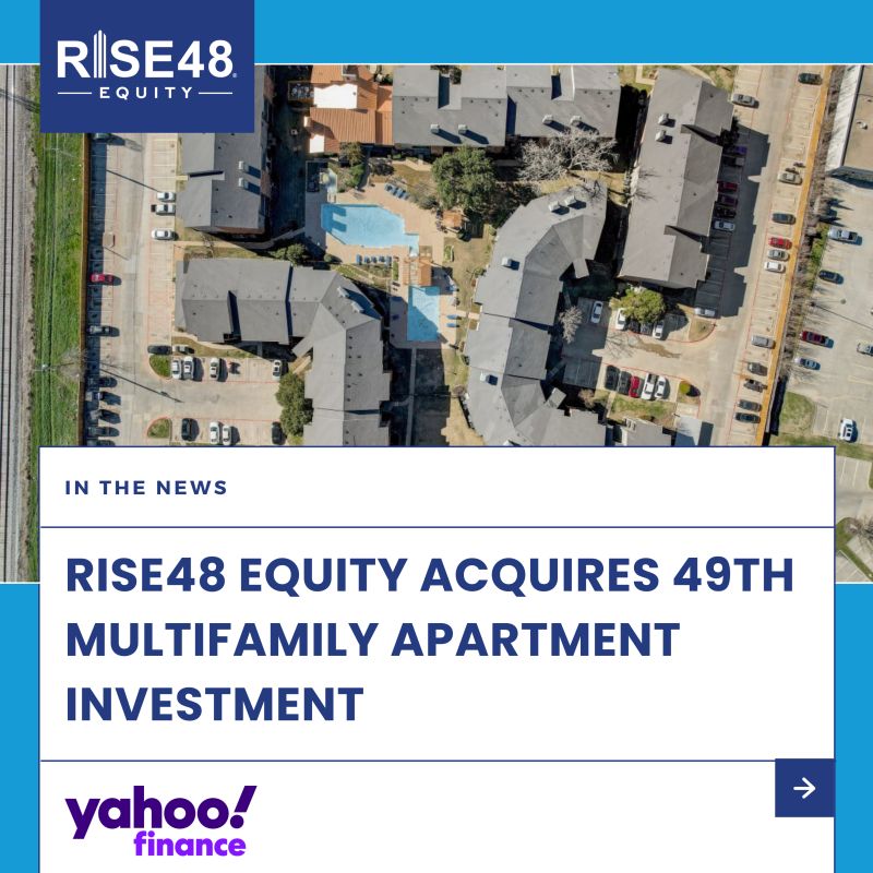 Rise48 Acquires 49th apartment investment news story