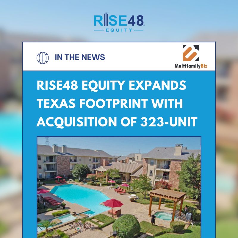 MultifamilyBiz article on Rise48 Equity