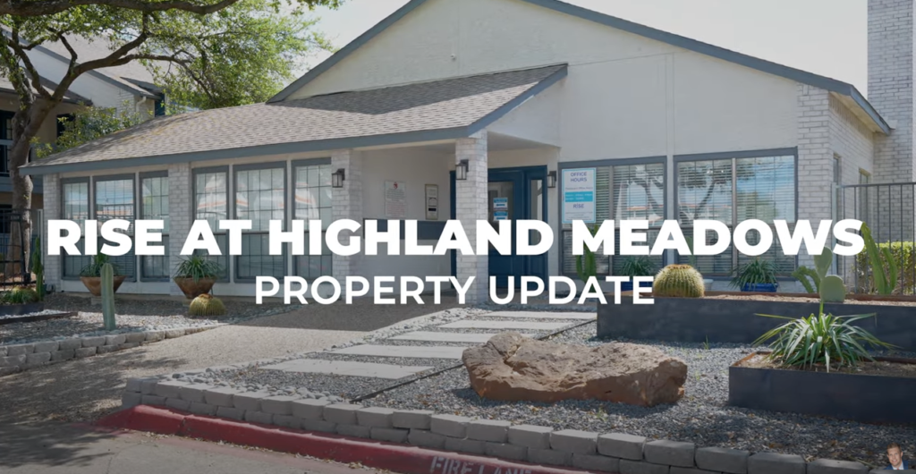 Rise at Highland Meadows Property Update Video Cover Image on Youtube