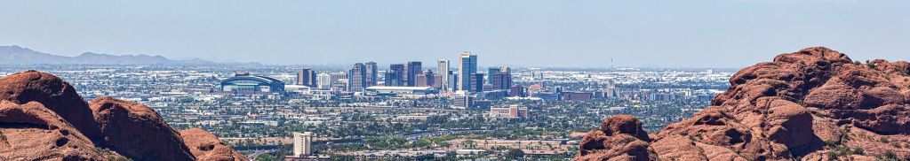 Downtown Phoenix aerial view