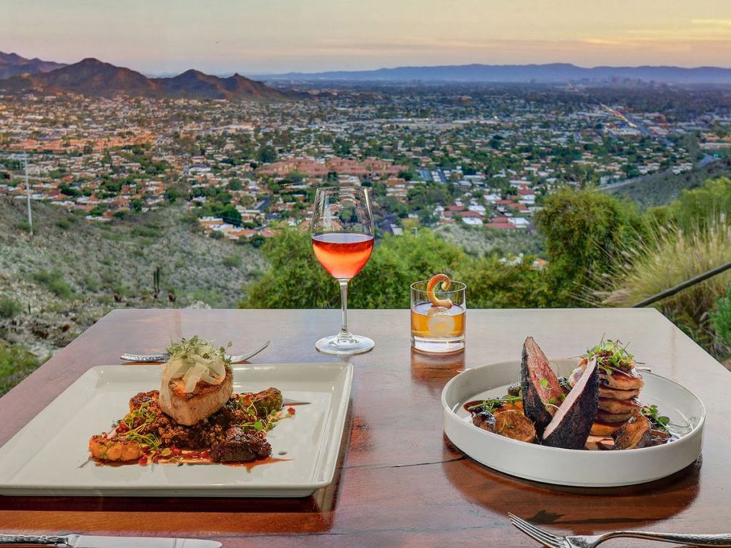 Phoenix Restaurant mountain views