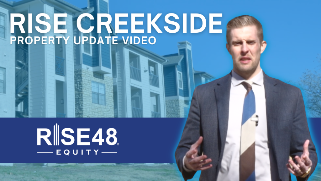 Rise creekside property update video