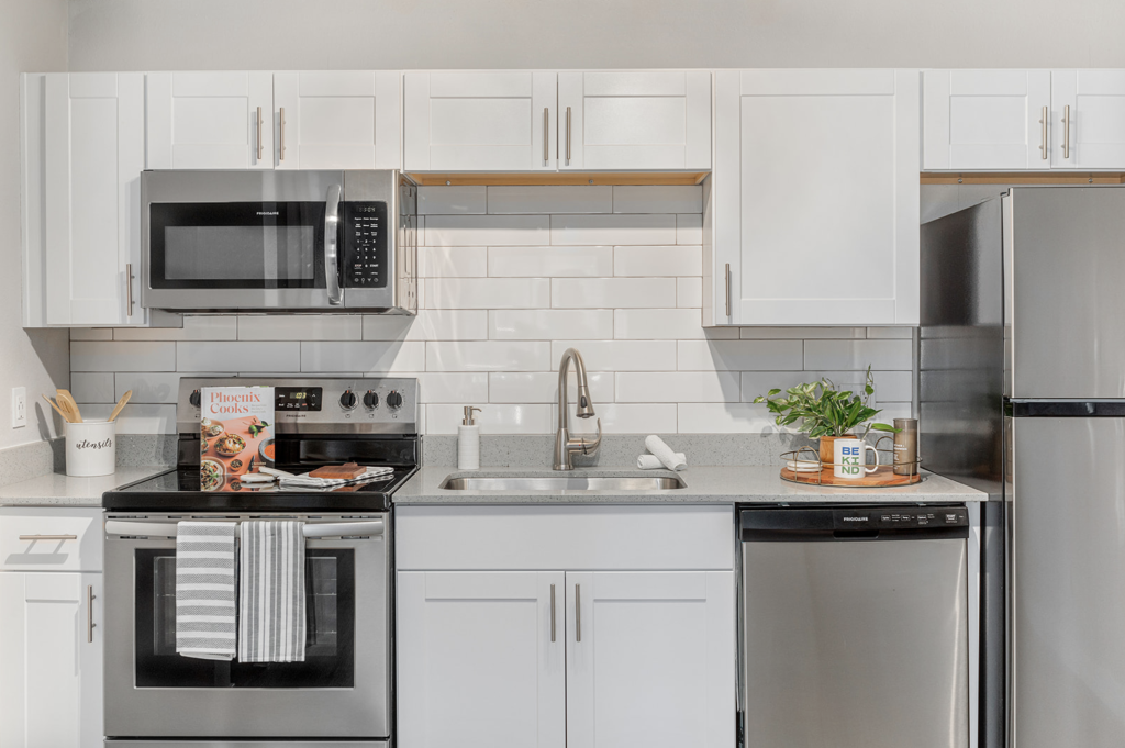 Rise48 Communities apartment kitchen upgrades